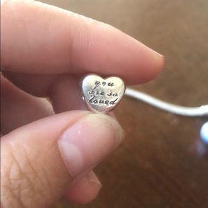 You are so loved pandora charm